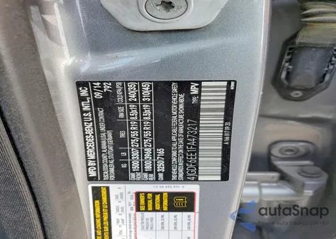 2015 Mercedes-Benz Gl 450 4Matic z USA, uszkodzony, nr VIN 4JGDF6EE1FA473217